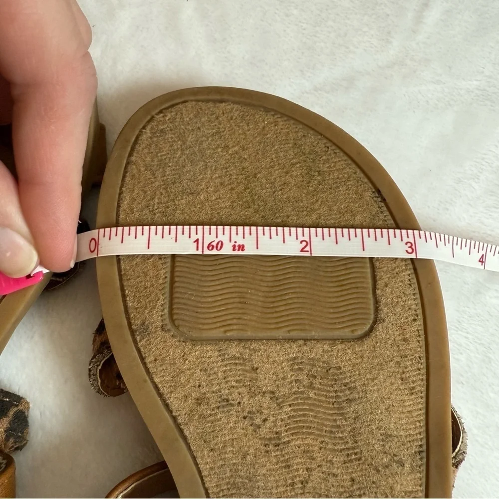 Unr8ed Leopard Print Strap Sandals